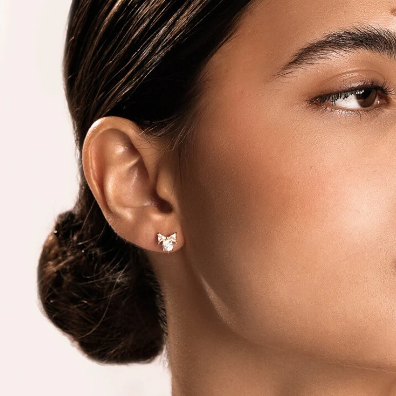 Affinity Stud Earring in Silver - Image 6