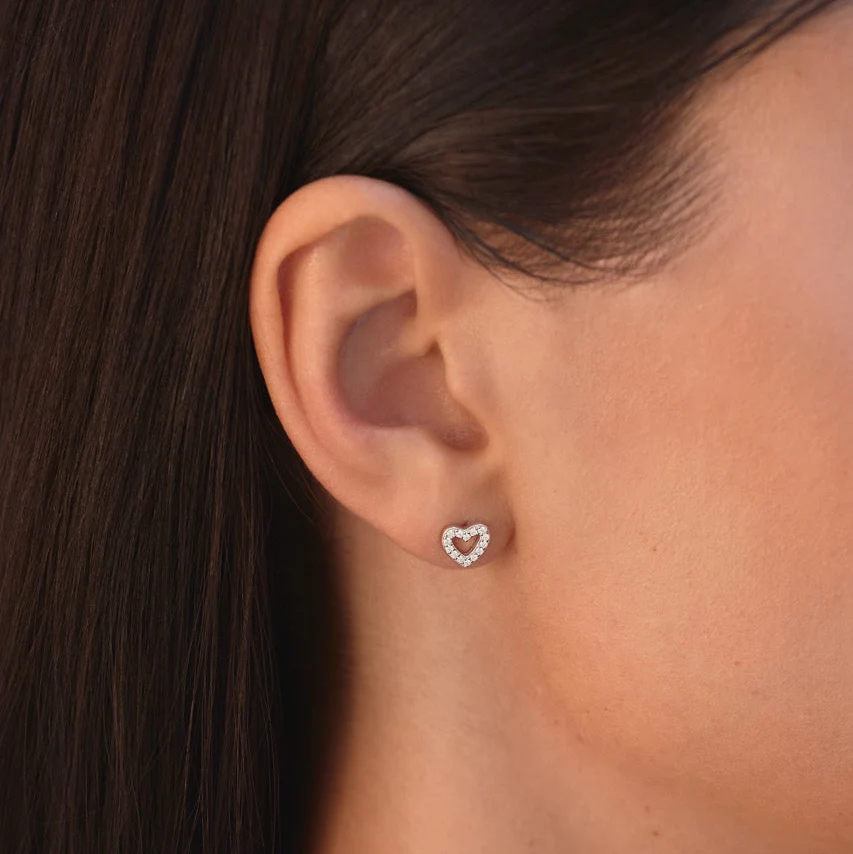 Alma Stud Earring in Silver - Image 7