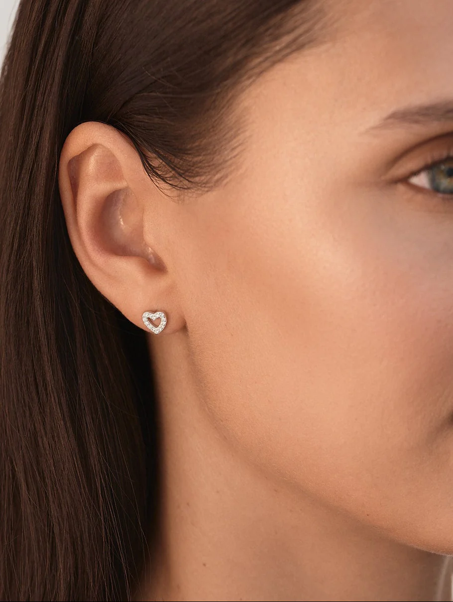 Alma Stud Earring in Silver - Image 8