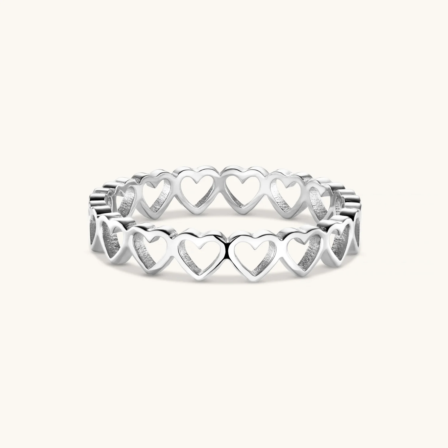 Amore Eternity Ring Silver