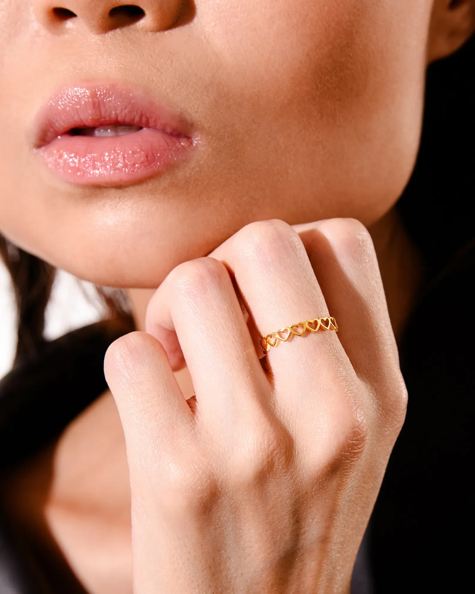 Amore Eternity Ring Gold - Image 2