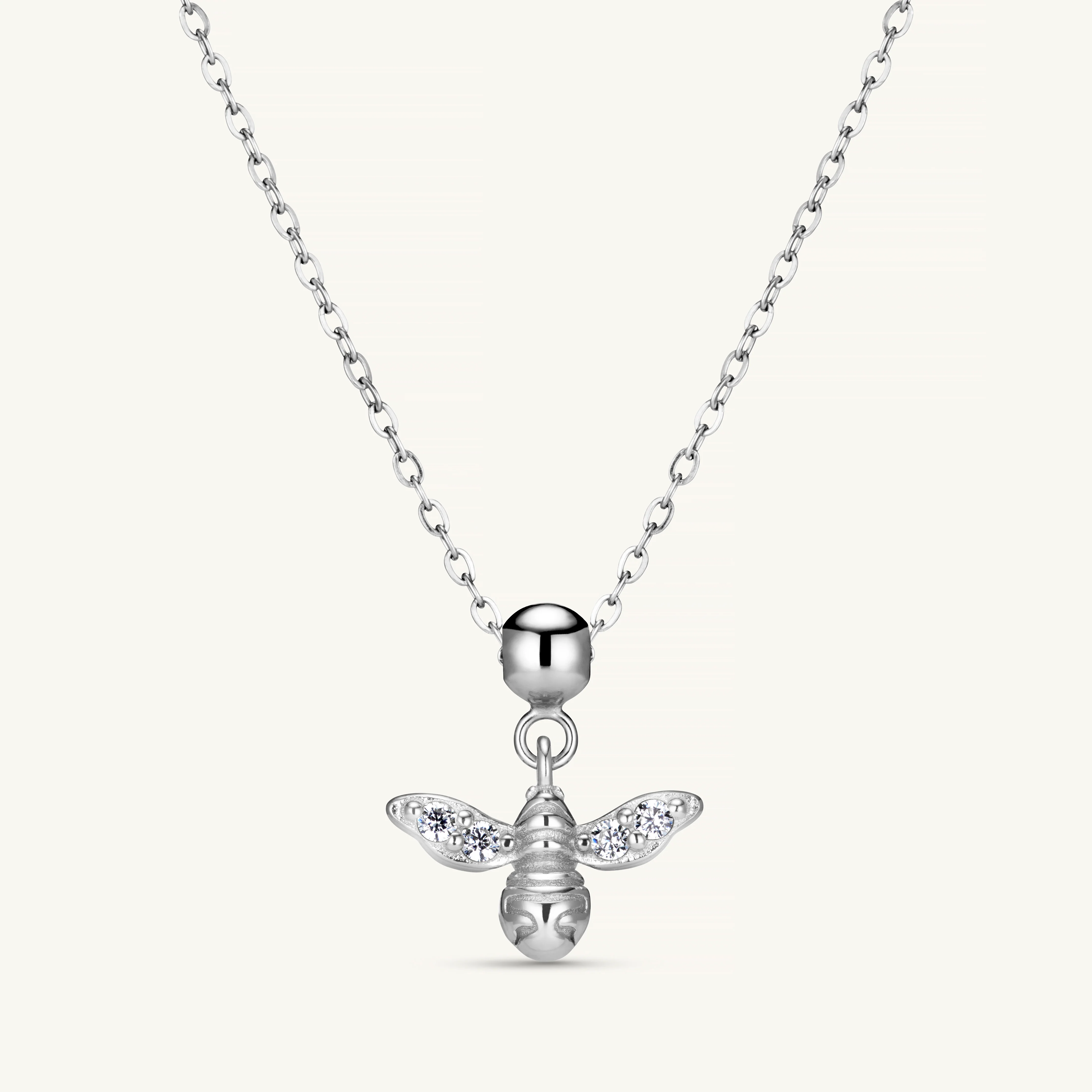 Bee Charm Silver - Image 3