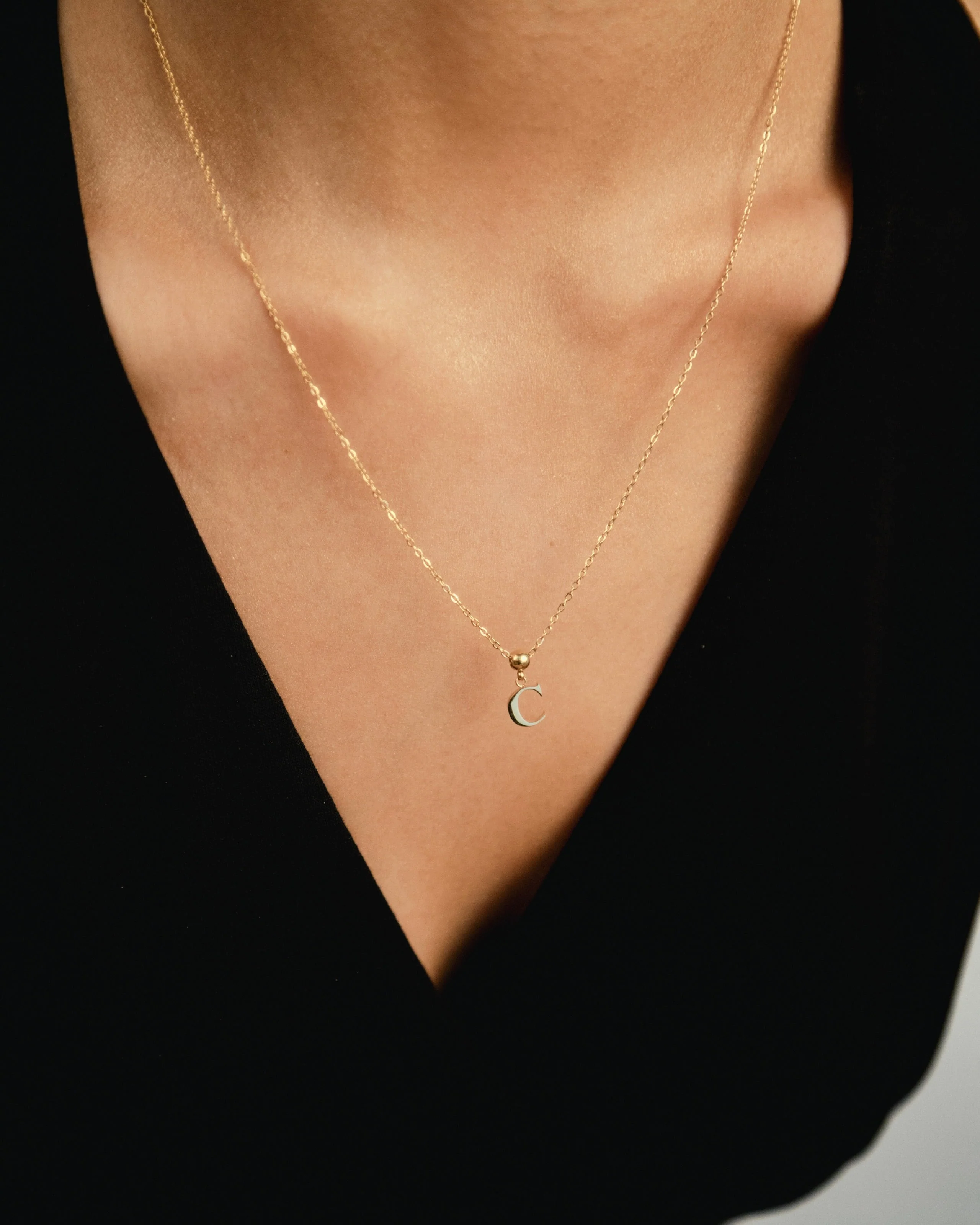 C Classic Initial Charm Gold - Image 2