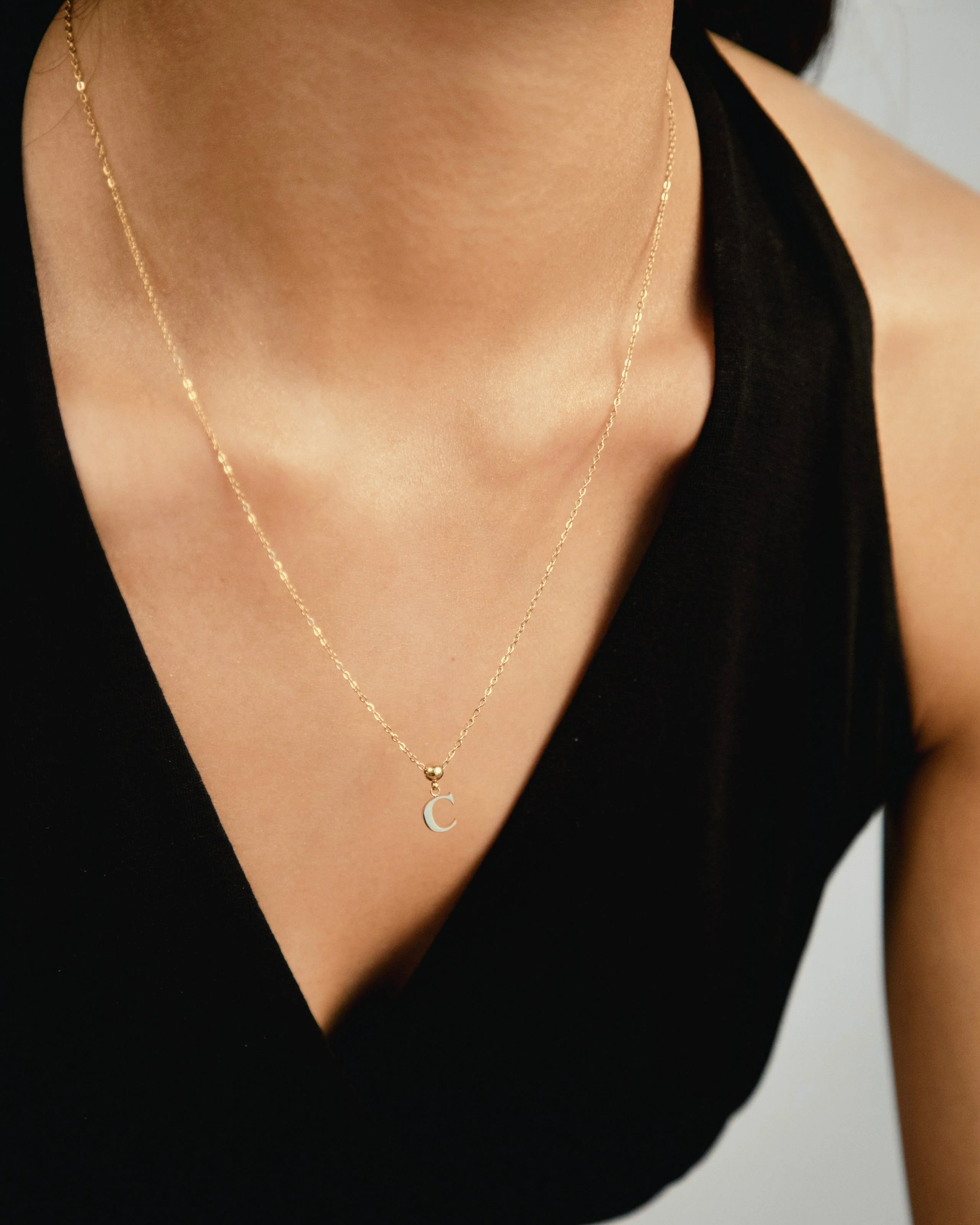C Classic Initial Charm Gold - Image 4