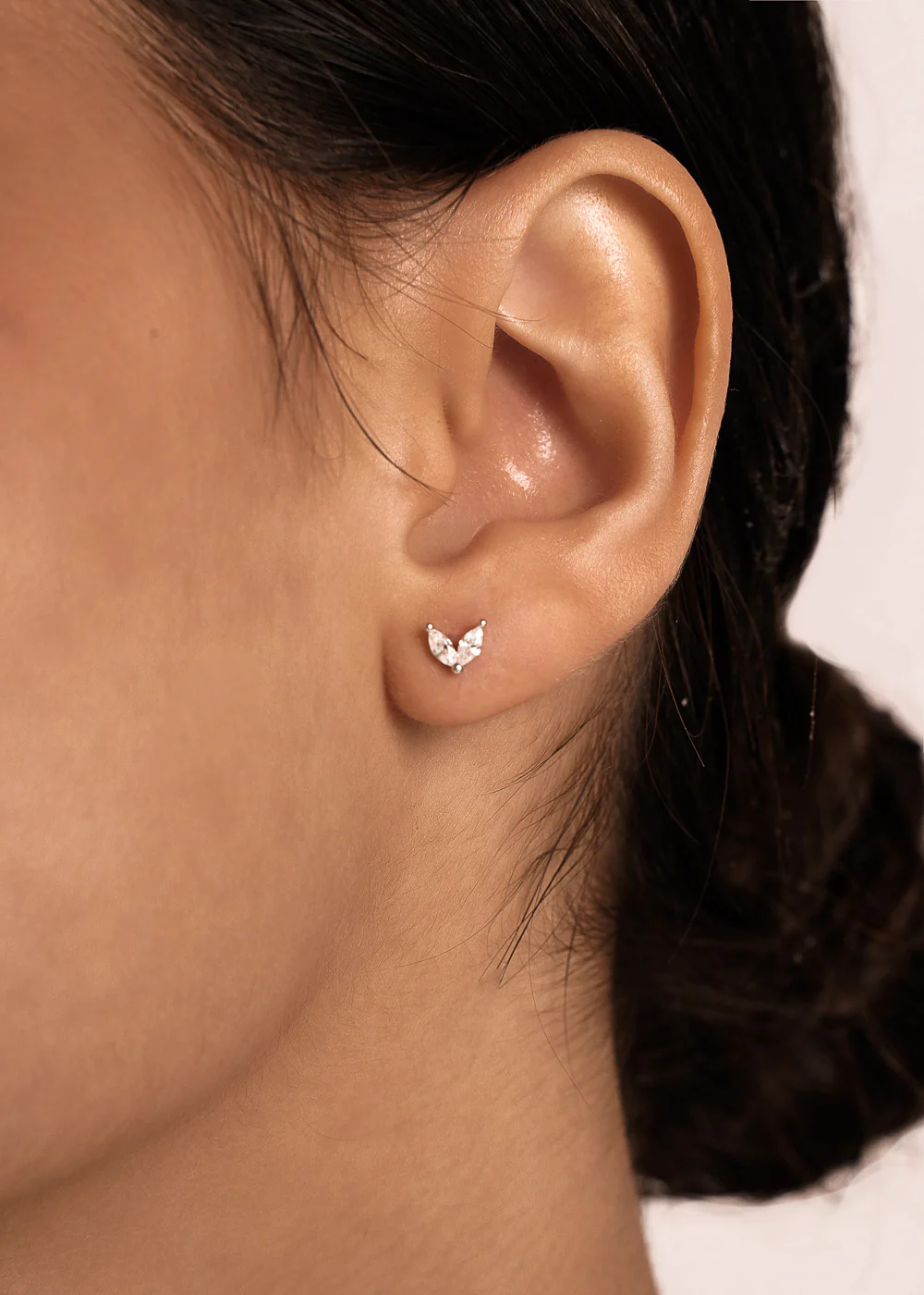 Cherish Wings Stud Earring in Gold - Image 4