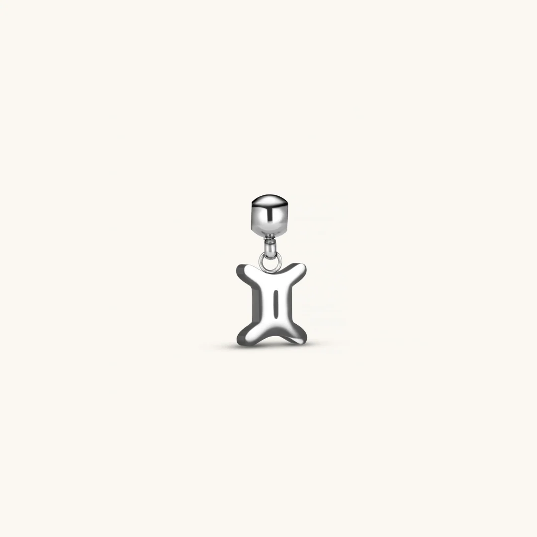 Gemini Classic Charm Silver