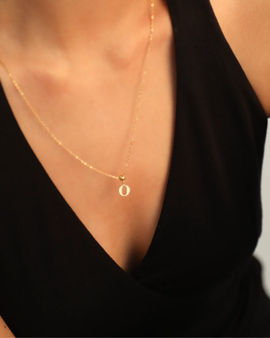 O Classic Initial Charm Silver - Image 4
