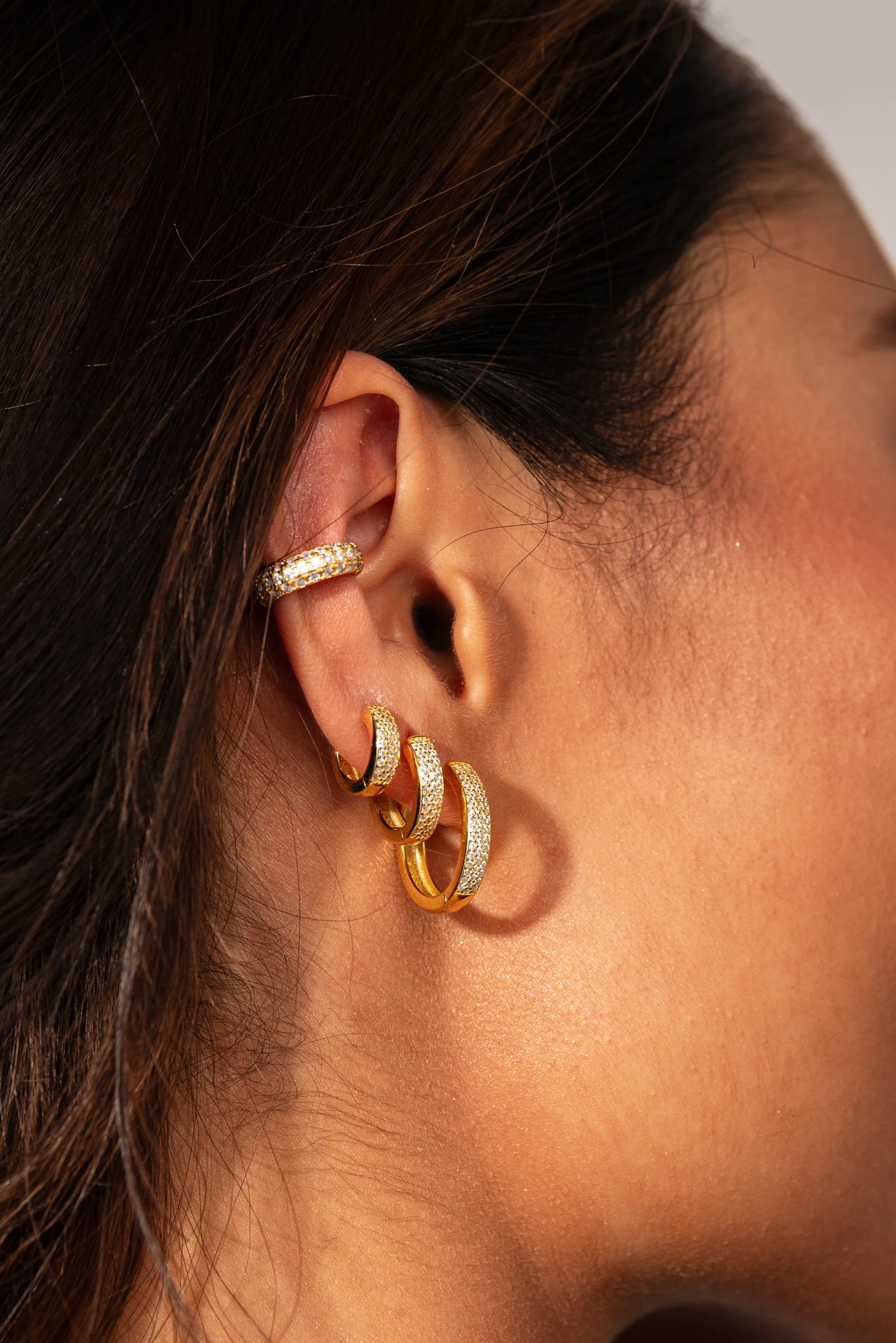 Pave Cuff in Gold - Image 5